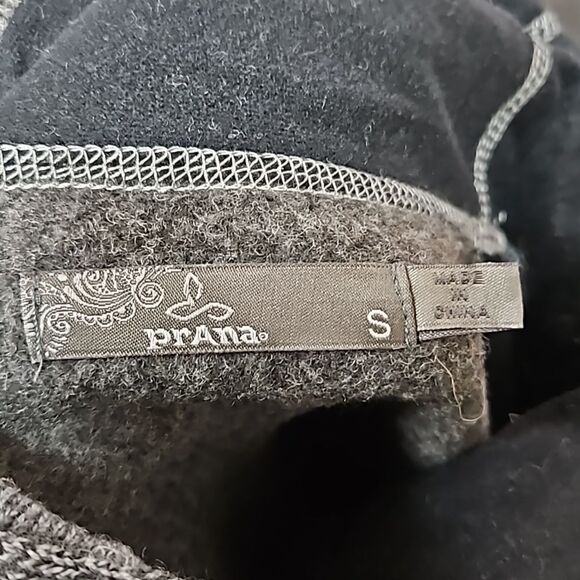 Prana Women's Lucia grey mock neck wool blend sweater pullover size S casual - Picture 5 of 10